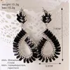 Brincos pendentes YFJEWE Joias para festas femininas Preto Temptation Quadrado Resina Sexo Feminino Boate Brilho #E142