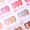 Kits eleanos 24 couleurs gel gel nude gel set translucide rose laiteux blanc gel kit manucure uv gel de gel à LED de vernis à ongles