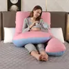 Maternity Pillows Pillow for Women Prenatal U-shape Solid Patchwork Color Bedding Accessories Body with Pregnant 70x145cm