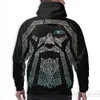 Men's Hoodies Mens Sweatshirt For Women Funny ODIN Print Casual Hoodie Streatwear