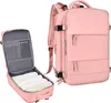 Sacs d'école femmes sac à dos pour ordinateur portable 15.6 pouces adolescente USB charge sac à chaussures indépendant voyage en plein air