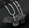 Pendant Necklaces Women Men's Eagle Necklace Vintage Silver Color Male Chain Motorcycle Party Jewelry Accessories