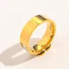 Luxe Design Vierkante Zirkoon Dubbele Letter CHANNEL Ring Roestvrij Stalen Ringen Bruiloft Sieraden voor Liefhebbers