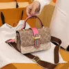 Nytt trend modeavtryck PU Small Square Harajuku Bag Crossbody Bag for Women Luxury Women's Shoulder Bag Designer Purse