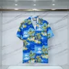 Camisas masculinas de grife de verão manga curta camisas casuais moda polos soltos estilo praia camisetas respiráveis camisetas roupas M-3XL LK32