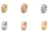 Eleganti anelli per coppia firma Perlees Van Quadrifoglio caleidoscopio anello a tre colori Oro 18 carati Pieno di stelle diamante Lucky grass love for womens bijoux cjewelers