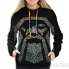 Men's Hoodies Mens Sweatshirt For Women Funny ODIN Print Casual Hoodie Streatwear