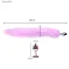 Sex Toy Massager y Anal Plug Tail Toys for Women Adult Product Men Butt Stainles Couple Steel Cosplay L230518