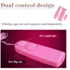 Design Dual Vibrating Egg G-spot Male Female Anal Vagina Dildo Plug Masturbation Clitoris Stimulator