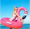 120cm swim pool floating giant swan anmial water lounger chair Flamingo swim ringinflatable air matterss float raft toy