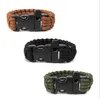 Outdoor-Survival-Armbänder, Wandern, Paracord-Schnur, Armbänder, Notfall-Seilausrüstung, Pfeife, lebensrettendes Rettungsarmband für den Außenbereich