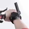 360-Grad-Rotationsreflektor Fahrrad-Rückspiegel Tragbarer Arm-Handgelenk-Fahrrad-Retroreflektor Sicherheit Fahrradzubehör Fahrradspiegel-Uhr