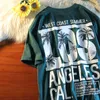 レディースTシャツサマーハワイアンココナッツメンズと女性のためのためのエアロブサイズBFアメリカンルーズリラックスラウンドネックトップカレット230601