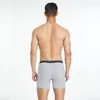 Caleçon homme coton Boxer longue jambe sous-vêtement sans couture Sexy homme Short respirant culotte sport hommes