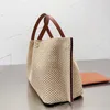Fashion Raffia Beach Bags Women Designer Straw Bag Large Capacity Summer Travel Bags Cane Tote Luxury Woven Handbag Purses 230814