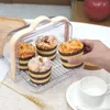 Storage Bags Cake Keeper Dustproof Container For Vegetables Kitchen Cookies