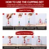 Massager Cofoe 12/24 Cans Vacuum Cupping Device Cupping cups Massage Equipment Manual Suction Cups Dehumidification Gua Sha Beauty Health