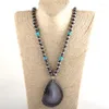 Colliers pendentifs RH mode bijoux en perles 10mm CCB perle longue nouée grand Agle femmes collier