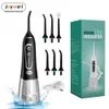 Mondhygiëne Monddouche 5 Modi Draagbare Oplaadbare Tandheelkundige Waterstraal 6 Nozzles Waterdicht 300ML Tank Flosser Voor Tanden Bleken 230602