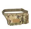 Matériel Oxforb Sac de ceinture pour hommes Sac banane tactique pour l'extérieur Sports de plein air Pochette utilitaire étanche de grande capacité Poches de chasse pour téléphone