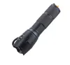 USB rechargeable T6 flashlight built in 18650 battery Tactical flashlights torches waterproof outdoor camping hiking hunting lamp lights