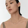 Choker LONDANY Necklace Spring Summer 2023 Air-inspired Water Drop Women's Paneled Bamboo Simple Collarbone Chain
