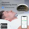 Arrêt du ronflement Dispositif anti-ronflement intelligent Pas de ronflement Aide au sommeil Arrêter le ronflement Gorge Arrêter le ronflement App électrique Stimulateur musculaire de la gorge Masseur 230602