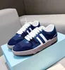 Luxo 2023s/s marca argila tênis sapatos mulheres homens baixo-top formadores famosa marca painéis malha granulado bezerro camurça popular casal skate andando