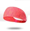 Fashion sports headband Fitness running cycling hair band Yoga Elastic hairband Solid color basketball Headbands Accessories yoga pilates training sweatband