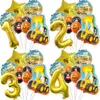 Altri articoli per feste per eventi Costruzione Trattore Tema Escavatore Palloncini gonfiabili Camion Veicolo Banner Baby Shower Bambini Ragazzi Compleanno 230603