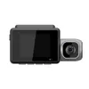 M700 3 lentes Dash Camera Car DVR Cameras Mini Hidden Video Recorder Front and Rear View Vehicle Cabin Dash Cam Recording 4K WIFI