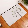 Dywany Dekoracja domu cyfrowe drukowane flanelowe mata podłogowe rośliny kwiat drukowania kuchni pochłania łazienka bez poślizgu dywan