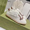 Sapatos de grife de alta qualidade femininos mac80 vintage conforto respirável tênis bordado branco preto couro moda masculina sapatos de treinamento sapatos casuais com caixa