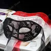 Máscaras de dormir femininas cosplay máscara de renda oca meia face baile de formatura sexy máscara de olho preto acessórios de halloween princesa boate erótica rainha máscara de olho j230602