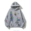 Mens Hoodies Sweatshirts Designer Clothing Rhude Doodle Hoodie Manager Handmålad graffiti Pullover High Street för män Kvinnor H lyxig värme