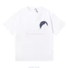 Designer Fashion Abbigliamento Tees Tshirt Nicchia Beauty Trend Rhude Moonlight Black Moon Maglietta a maniche corte stampata per giovani uomini Donna Cotone Streetwear Top Casual S