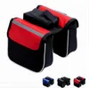 Saco de selim para bicicleta de estrada Mountain Bike Ciclismo Estrutura esportiva Tubo frontal com dois lados Pacote de bolsa para celular Bolsa de chave para celular