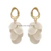 DesignerDangle Chandelier Stylish Shell Ornament Women Earrings High Street Lovely Female Pendant Studs Födelsedagspresent till Lady Elegant Ear Dhqhw