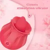 Massagegerät, Rose, Saugvibrator, 10 Geschwindigkeiten, vibrierender Klitoris-Sauger, Vagina-Nippel-Klitoris-Stimulation, weibliche Masturbation für Frauen