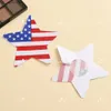 NOTCC 10 par American Flag Print Star Shape Thin Breattable Nipple Covers för Women Raver Party Disponibla Breast Pasties L230523