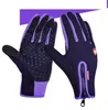 Utomhus Varma fullfingerhandskar Polar Fleece Capacitive Pekskärmhandskar för smart mobiltelefon Vintertät Bike Cycling Ski Glove