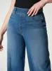 Jeans femme jambe large femme Stretch taille moyenne Denim pantalon dames été pleine longueur pantalon décontracté ample pantalons Mujer