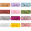 2PCS Hair Accessories Baby Children's Thread Bow Turban Girl Headband for