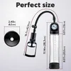 Adult products Massager Electric Penis Pump for Men Male Masturbator Extender Penile Vacuum Enlargement Enhancer Ring