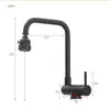 Kitchen Faucets Faucet 304 Stainless Steel Foldble Black Single Lever And Cold Sink High Pressure Spout Water Save