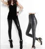 Women's Leggings 2020 New Leather Shiny Sexy Leggings for Women Vadim 2020 Summer High Waist Black Stretchy Faux Leather Pant Mujer Leggings Ropa