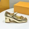 Sandálias grossas designers de luxo high-end personalizado personalizado moda relógios clássicos sapatos de salto alto roupas de banquete sapatos de marca