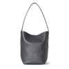 Omuz çantası moda tasarımcı kova çantası yüksek kaliteli yumuşak deri kadınlar hobo çanta lychee baskı alışveriş çantası alt koltuk omuz çantası