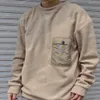 Mens Sweater Designer Hoodie Carhart Embroidered Crew Neck Sweatshirt Tech Fleece Coat Men Long Sleeve Tshirt Loose Oversize Sweaters Sports Motion design 650ess