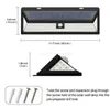 Alkingline 118LED Camping Laterne Solar Licht Fernbedienung PIR Motion Sensor Lampe Outdoor Solar Wand Licht Solar Straße Lichter Alkingline